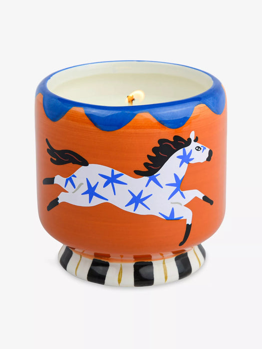 A Dopo Handpainted Ceramic Candle