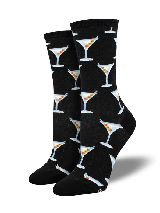 Stirred Martini Crew Socks