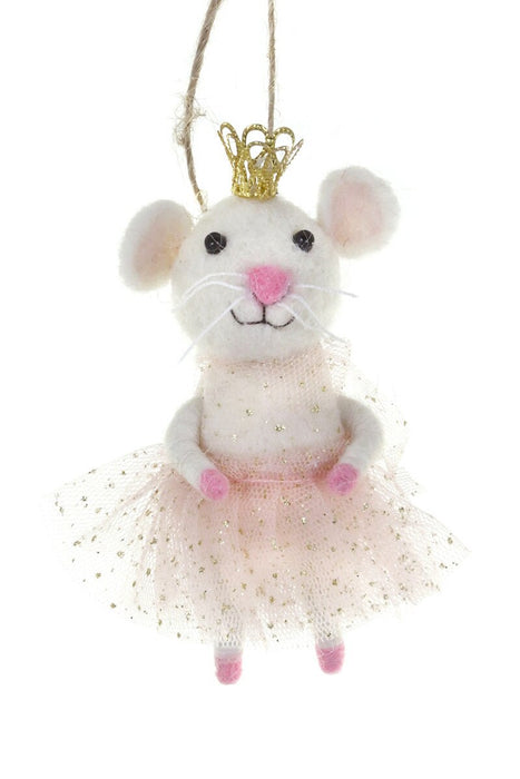 Ballerina Mouse Ornament