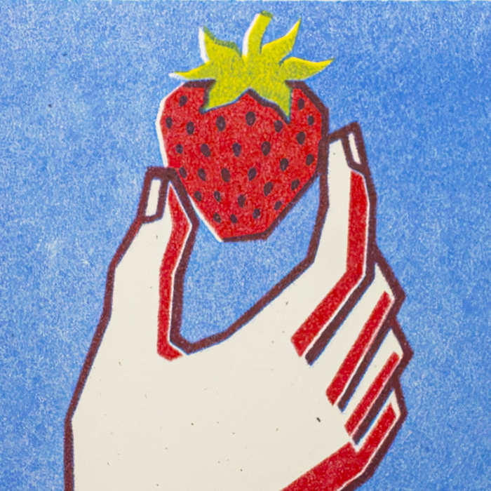 You Feel Handpicked - Risograph Card