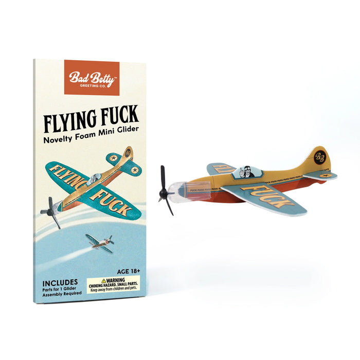 Novelty Toy Foam Glider - Flying Fuck