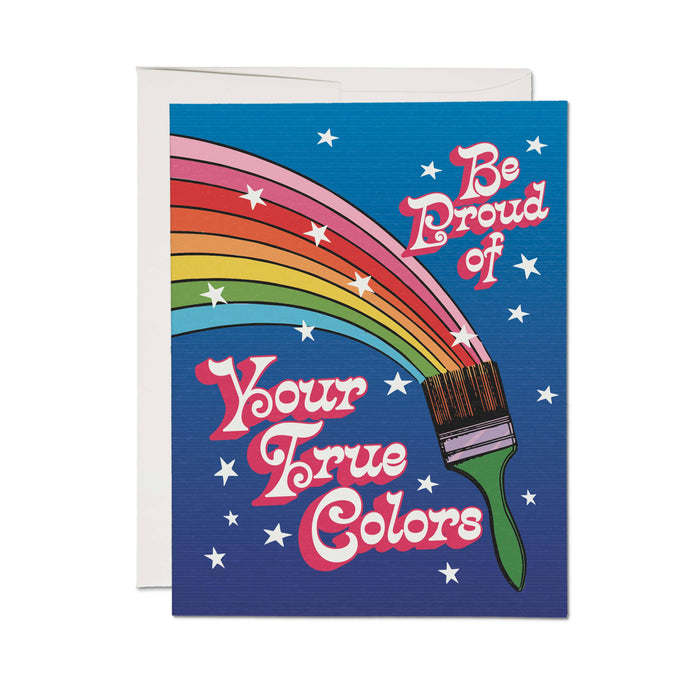 Your True Colors greeting card