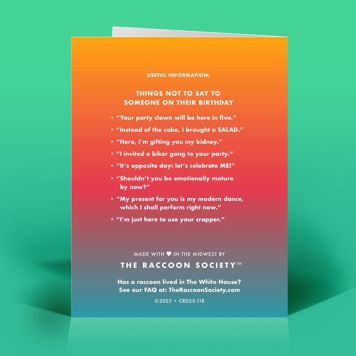 Jello Shots! Birthday Card