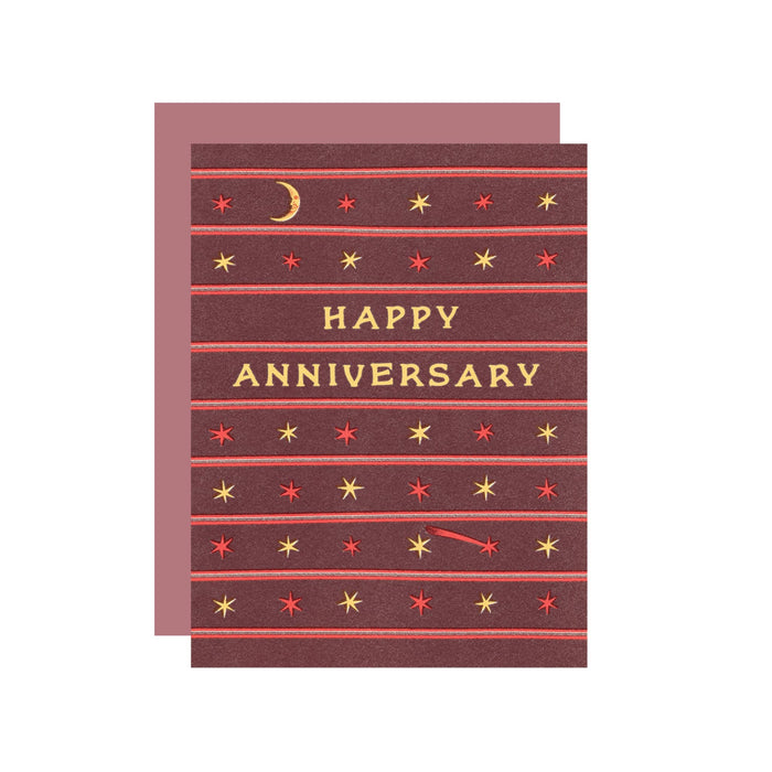 Starry Anniversary Card