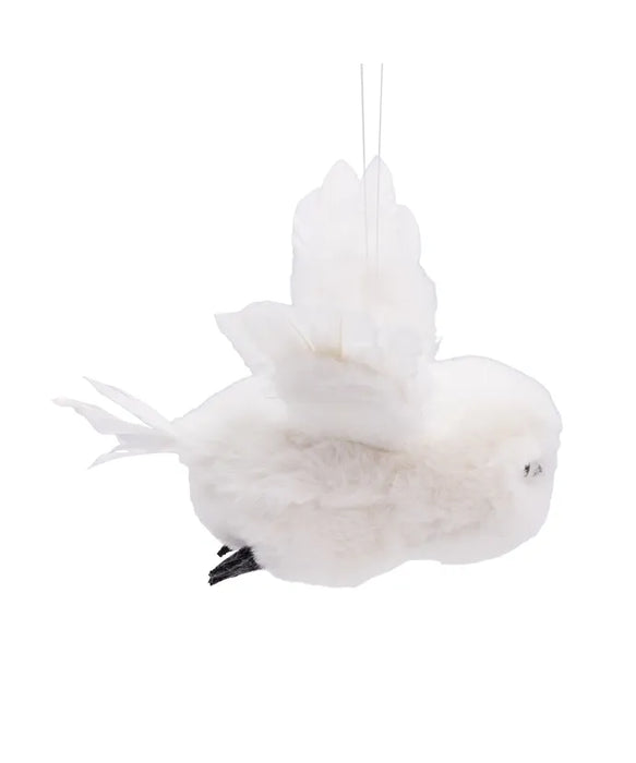 Flying White Owl Ornament