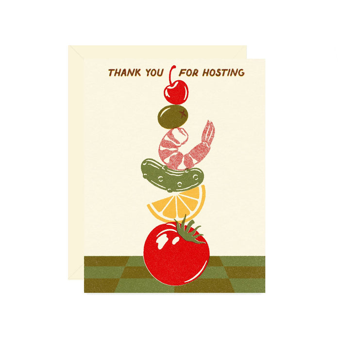 Thank You for Hosting Card
