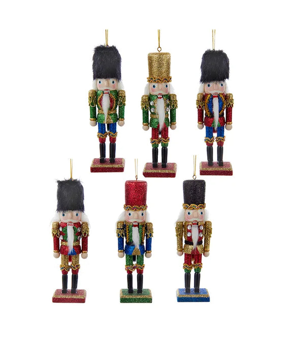 Glitter Nutcracker Ornaments