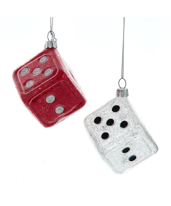 Dice Glass Ornament