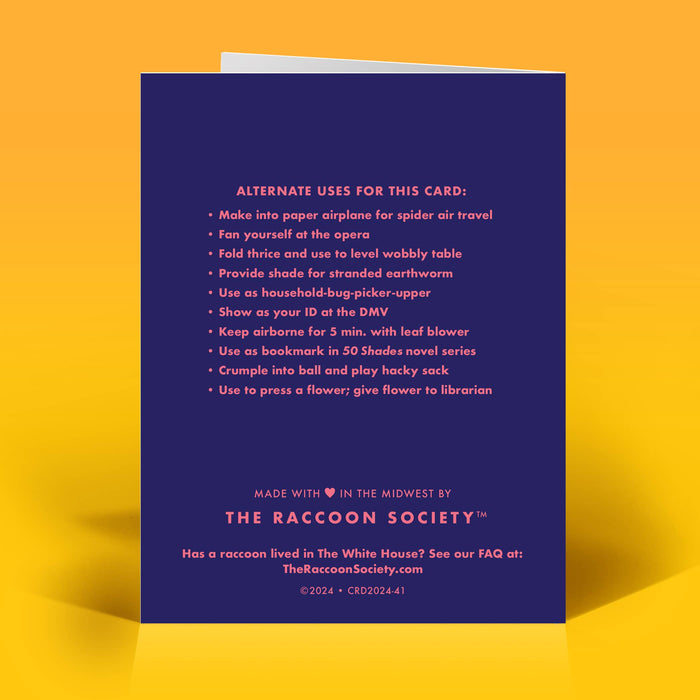 Exhausted F-ing Birthday Card