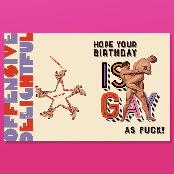 GAY AS>>> - Birthday Card
