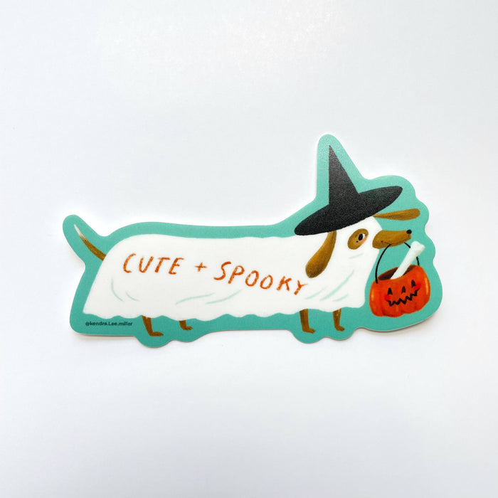 Cute and Spooky Vinyl Sticker