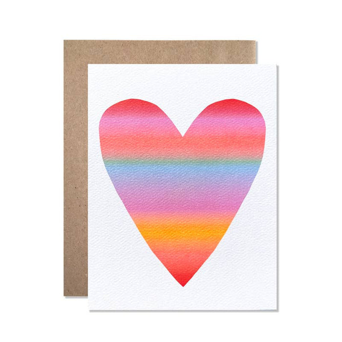 Large Neon Gradient Heart