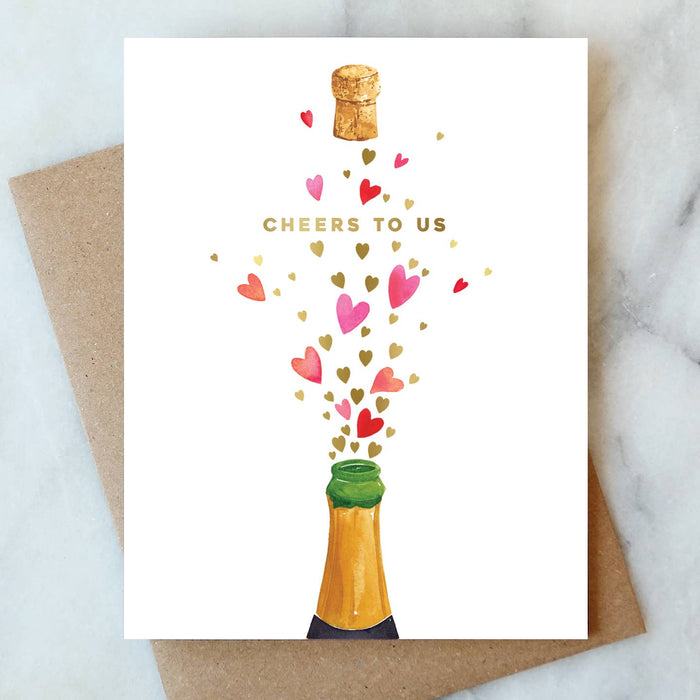 Poppin' Hearts Greeting Card | Love & Friendship Card