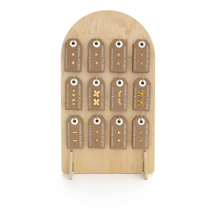 Spiral Stud Earrings