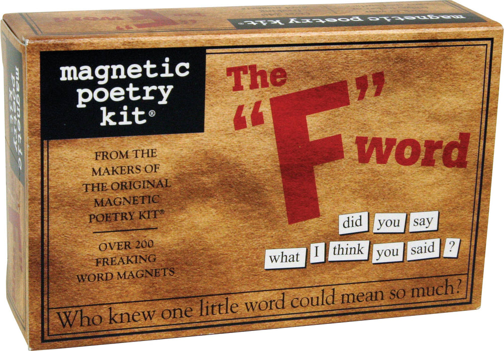 The “F” Word Magnetic Poetry Kit