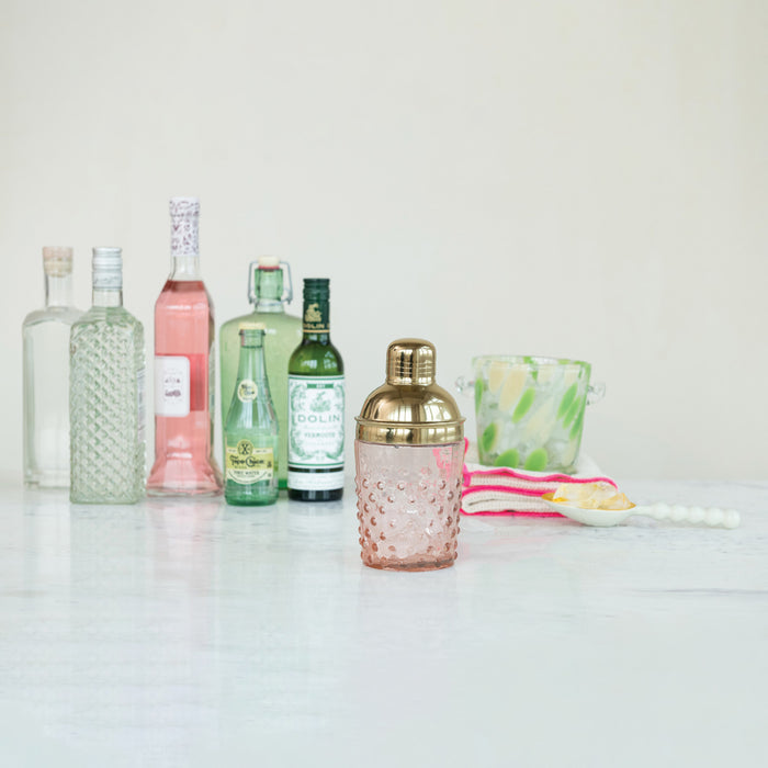 14oz. Hobnail Glass Shaker
