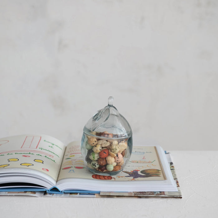 8oz. Recycled Glass Lemon Jar