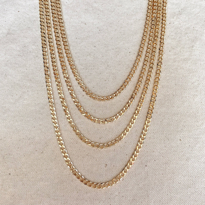 18k Gold Filled Miami Cuban Chain