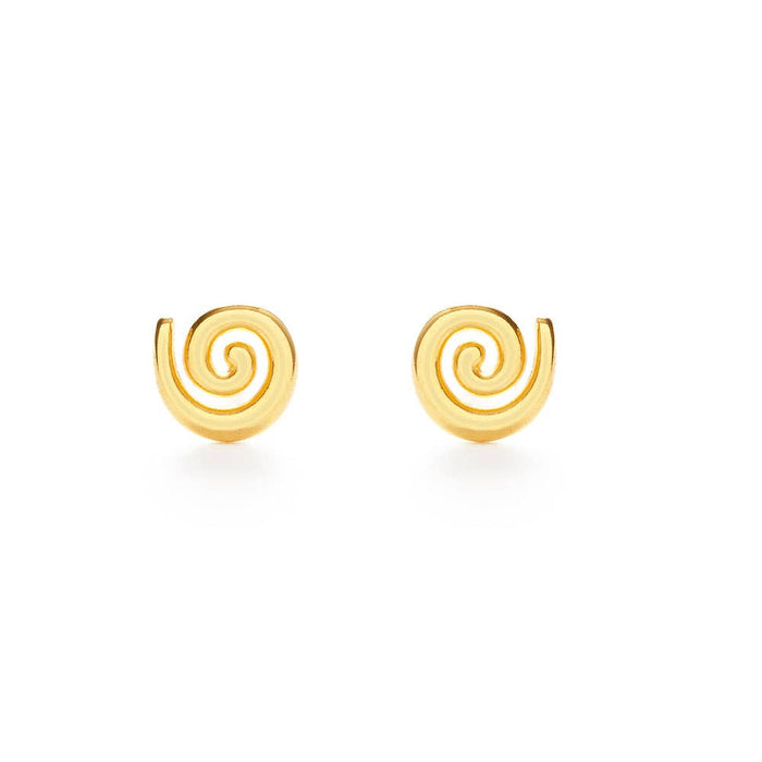 Spiral Stud Earrings