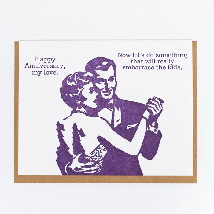 Embarrassing Anniversary Greeting Card