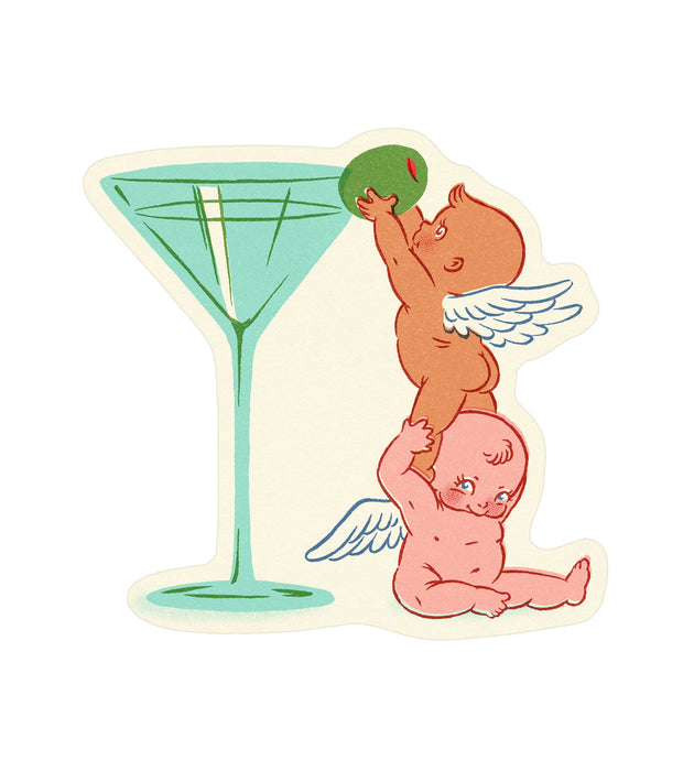 Martini Olive Friends Sticker