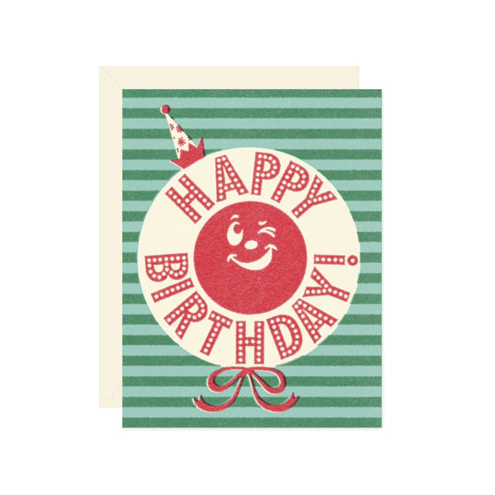 Face Happy Birthday Card