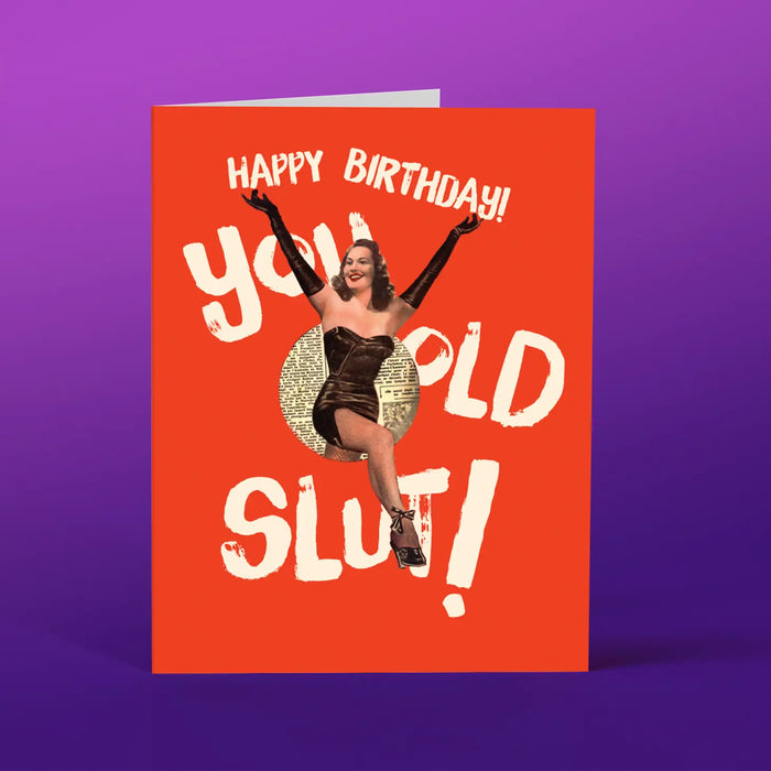 ! Birthday Slut Card