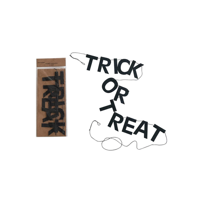 Paper Trick or Treat Banner