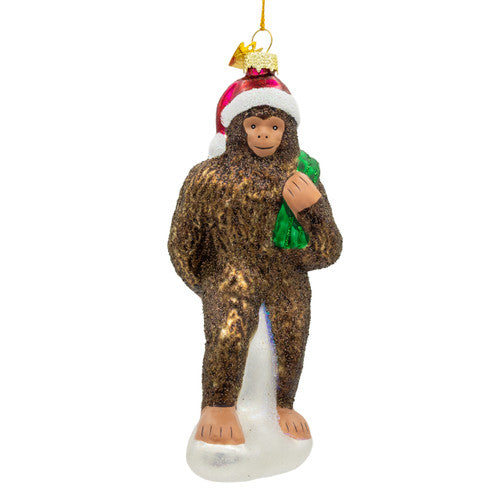 Noble Gems Glass Bigfoot Ornament