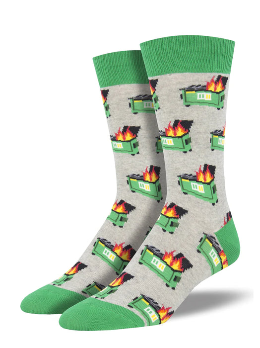 Dumpster Fire Crew Socks