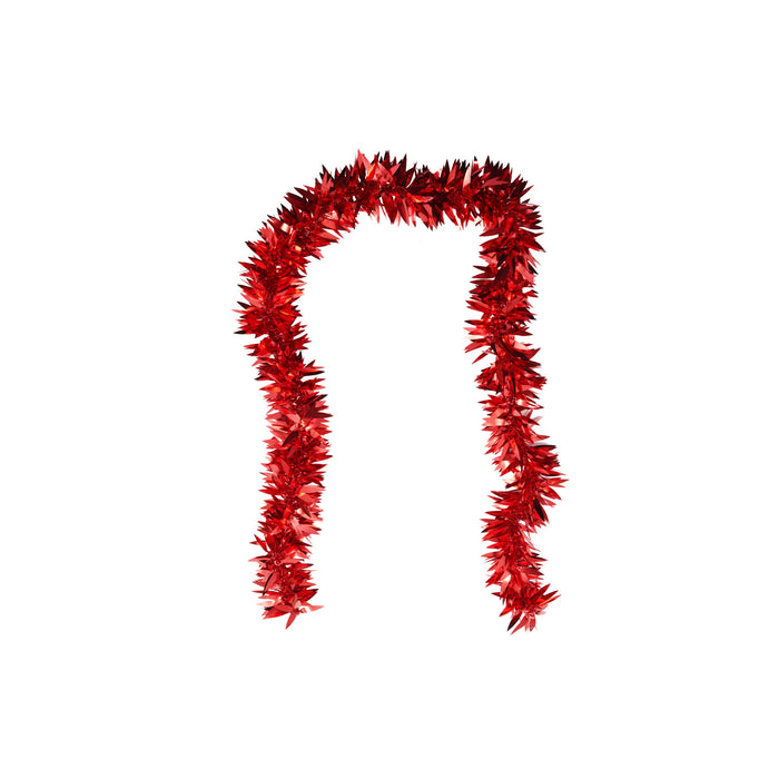 Foil Leaf Garland - Red