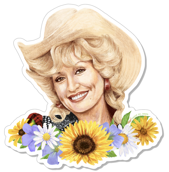 Dolly Parton Wildflowers Sticker