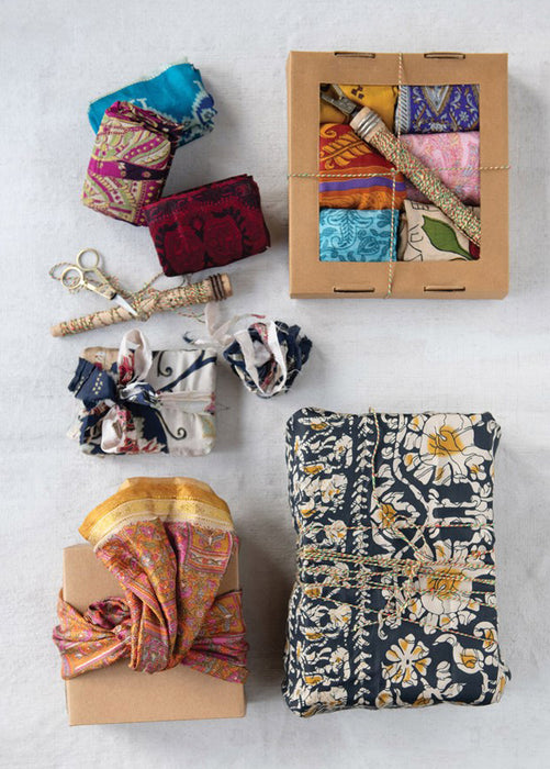 Found Sari Fabric Craft Kit